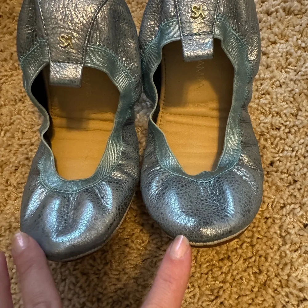 Yosi Samra Blue Women’s Shoe - Picture 3 of 7